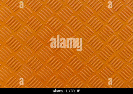 Metal Orange diamond plate texture pour vos dessins Banque D'Images