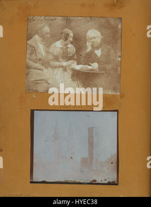 Attribué au Dr John Adamson (l'Écossais de pignon est la Cathédrale de St Andrews et de Saint Regulus Tower à partir du nord-ouest. Google Art Project Banque D'Images