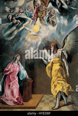 Domenikos Theotokopoulos, El Greco l'annonciation Google Art Project Banque D'Images
