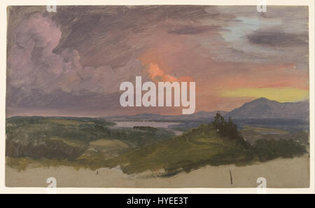 Frederic Edwin Church Coucher du soleil dans l'Hudson Valley Google Art Project Banque D'Images