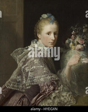 Allan Ramsay La Femme de l'artiste Margaret Lindsay d'Evelick, c 1726 1782 Google Art Project Banque D'Images