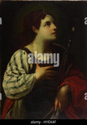 La représentation de Sainte Apollonie au Hunterian Museum, datée de 1670, représente le martyr chrétien associé à la dentisterie. L'œuvre reflète l'iconographie religieuse baroque et la dévotion à des personnages saints dans l'historique compris Banque D'Images