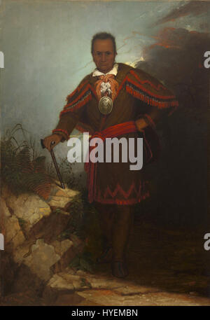 Thomas Hicks Red Jacket (Sagoyewatha) Google Art Project Banque D'Images