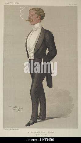 Archibald John Stuart Wortley, Vanity Fair, 1890 01 18 Banque D'Images