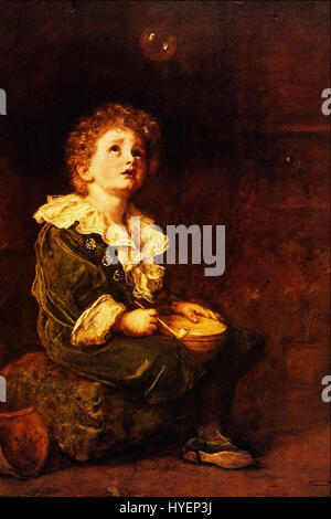 Bubbles Sir John Everett Millais Banque D'Images