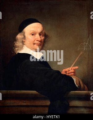 Ferdinand Bol Portret van een mathematicus Banque D'Images