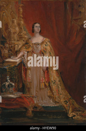 George Hayter la reine Victoria en tenant le Serment du Couronnement, le 28 juin 1838 Google Art Project Banque D'Images