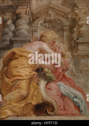 Sir Peter Paul Rubens La paix englobant beaucoup Google Art Project Banque D'Images