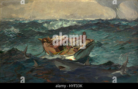 Winslow Homer le Gulf Stream Banque D'Images