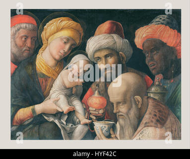 Andrea Mantegna (Padoue (Italie) Adoration des Mages Google Art Project Banque D'Images