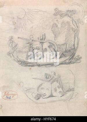 George Romney Richard Cumberland Frontispice Google Art Project (2434460) Banque D'Images