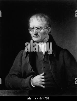 John Dalton par Charles Turner Banque D'Images