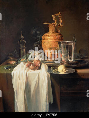 Kalf, Willem Still Life with Ewer, navires et Grenade Google Art Project Banque D'Images