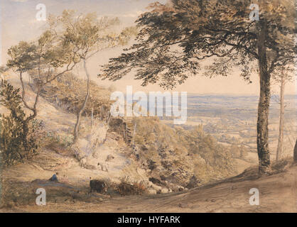 Samuel Palmer Wilmot's Hill, Kent Google Art Project Banque D'Images