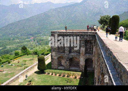 Pari Mahal, la demeure des fées à Srinagar, Cachemire, Tour de pari Mahal Srinagar (photo Copyright © par Saji Maramon) Banque D'Images