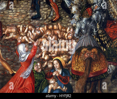 Cranach Massacre des Innocents (détail) Banque D'Images