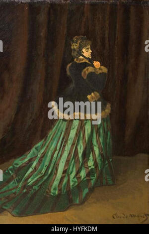 Le travail de Claude Monet est emblématique du mouvement impressionniste, connu pour capturer la lumière, la couleur et les paysages naturels. Son utilisation de coups de pinceau courts et de couleurs vives définit son style, se concentrant souvent sur les scènes extérieures et les reflets de l'eau. Banque D'Images