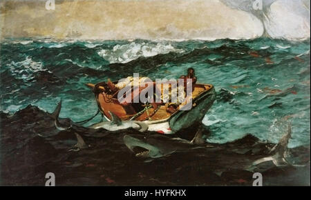 Winslow Homer Gulf Stream Banque D'Images