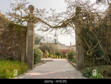 Jardins perdus de Heligan, Cornwall, UK Banque D'Images