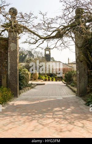 Jardins perdus de Heligan, Cornwall, UK Banque D'Images