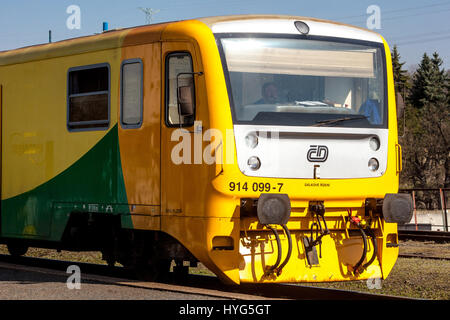 Ceske suavidade, les chemins de fer tchèques Class 914, République Tchèque, Europe Banque D'Images