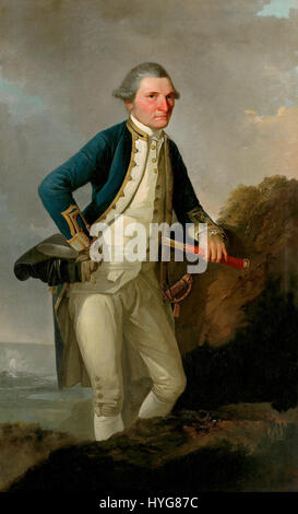 Portrait de John Webber le capitaine James Cook Google Art Project Banque D'Images