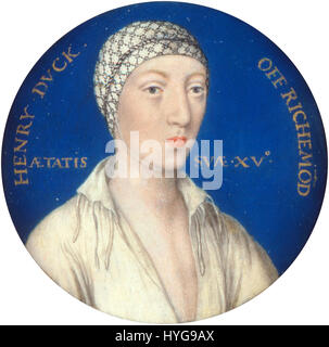 Lucas Horenbout Henry Fitzroy, duc de Richmond et Somerset (151936) Google Art Project Banque D'Images