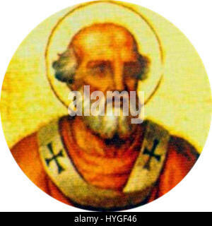 '53, Jean I' est une peinture religieuse représentant Saint Jean l'évangéliste. L'œuvre présente une image traditionnelle du saint, souvent représentée avec des attributs tels qu'un livre ou un aigle, symbolisant son rôle dans la théologie chrétienne. Banque D'Images
