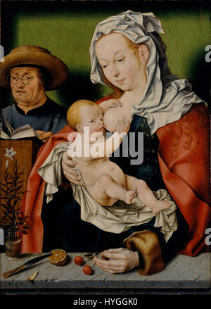 Joos van Cleve (atelier) La Sainte Famille (Metropolitan Museum of Art) Banque D'Images