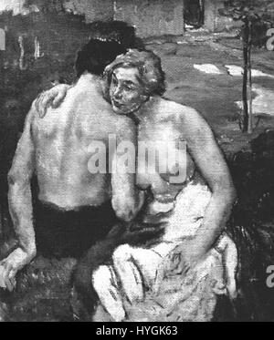 Karel Spillar, artiste tchèque de 1871 à 1939, est connu pour ses portraits d’hommes et de femmes, qui capturent la nature intime et émotionnelle de la forme humaine dans ses œuvres. Banque D'Images