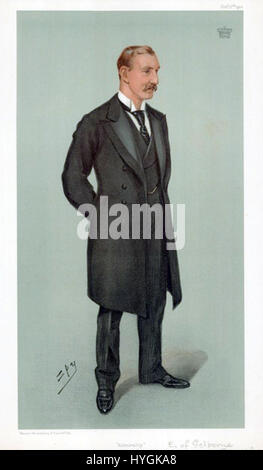 Caricature de William Palmer, 2e comte de Selborne (18591942) Banque D'Images