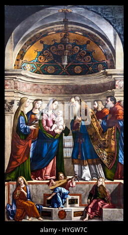 Accademia Présentation de Jésus au Temple par Vittore Carpaccio44 cat. Banque D'Images