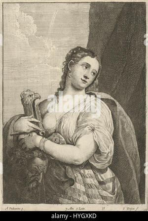 Jan van Troyen Judith avec la tête d'Holopherne SVK SNG.G 11965 38 Banque D'Images