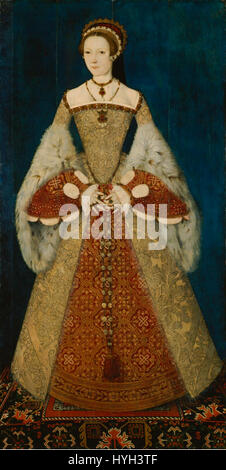 Catherine Parr était la sixième épouse du roi Henri VIII et le dernier de ses mariages. Elle est connue pour son rôle important à la cour anglaise, sa forte influence sur l'éducation des enfants d'Henri et son implication dans la réforme anglaise. Banque D'Images