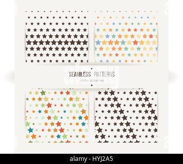 Collection de dessins d'étoiles. Illustration de Vecteur