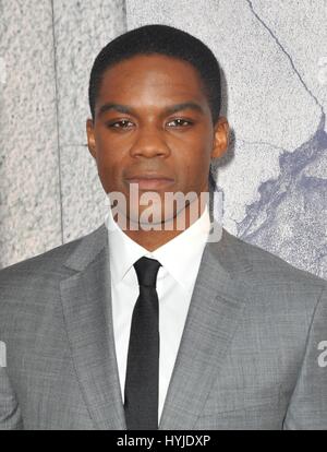 Jovan Adepo à arrivés pour la saison 3, les restes de Premiere Avalon Hollywood, Los Angeles, CA, le 4 avril 2017. Photo par : Dee Cercone/Everett Collection Banque D'Images