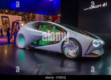 LAS VEGAS - jan 08 : Toyota Concept car au CES à Las Vegas, Nevada, le Janvier 08, 2016. CES est le premier consommateur mondial de l'électronique-sho Banque D'Images