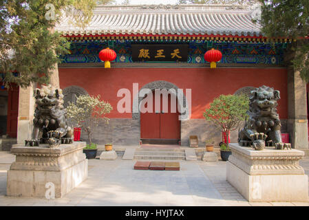 Asie, Chine, Beijing, Temple Fayuan Banque D'Images