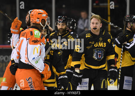 Les Panthers de Nottingham Ice Hockey Club en action Banque D'Images