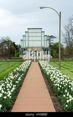 Joyau historique fort à Forest Park à St Louis Missouri au printemps. Banque D'Images