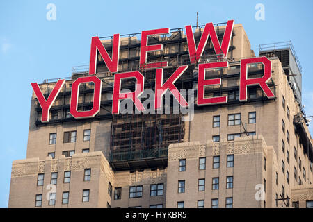 New Yorker Hotel, Manhattan, USA Banque D'Images