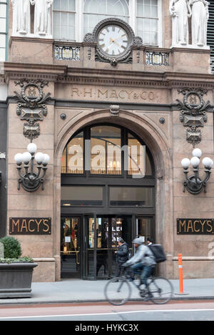 Du grand magasin Macy's, à Manhattan, New York City, USA Banque D'Images