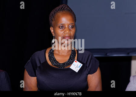 Paris, France. 30 mars 2017. Nonhlanhla Joye (Umgibe), vainqueur de femme entrepreneure de l'année participe à la 6ème édition de Impact². Organisé Banque D'Images