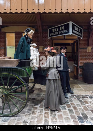 La gare de Chesil Winchester, jalons Museum, Basingstoke, Hampshire, Royaume-Uni Banque D'Images