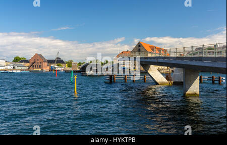 Le Pont du Port Intérieur non fini à Copenhague Banque D'Images