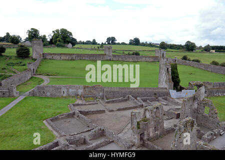 Kells Priory, un prieuré Augustin de Kells, Co Kilkenny, Irlande, (Eire). Banque D'Images