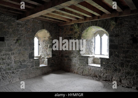 Kells Priory, un prieuré Augustin de Kells, Co Kilkenny, Irlande, (Eire). Banque D'Images