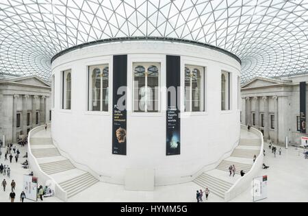 British Museum, Great Court à Londres, Angleterre, Royaume-Uni Banque D'Images