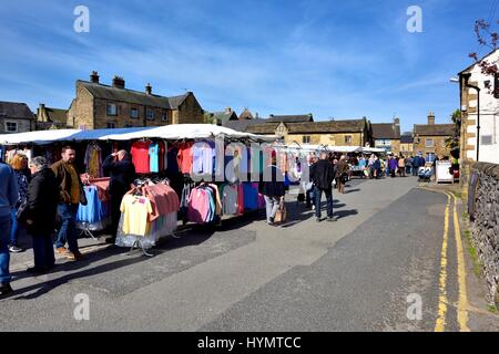 Marché de Bakewell. Banque D'Images