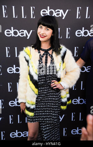 Kimbra arrive à la 6e conférence annuelle ELLE Women In Music célébration présenté par eBay au Boulevard3 le 20 mai 2015 à Hollywood, Californie. Banque D'Images